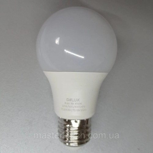 Лампа світлодіодна 7W E27 220В DELUX
