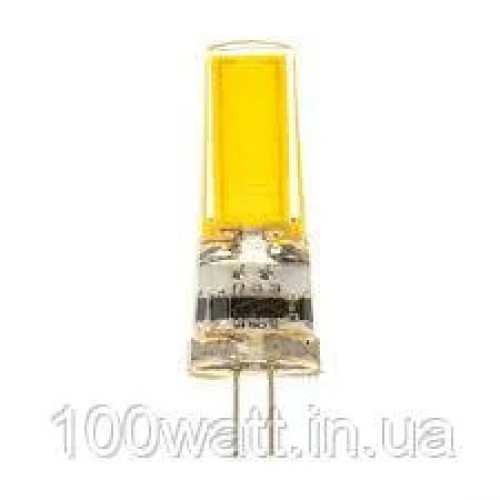 Лампа світлодіодна капсула G4 12v 5W SIV-G4-12V-Silicon-5W-4500K cob2508 201/1