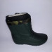 Чоботи короткі чоловічі зимові піна ЕВА. Напівчоботи утеплені з камуфляжним манжетом. Розміри 41-45 (арт. 4525) - фото 3