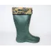 Чоловічі чоботи піна ЕВА з манжетом. Легкі зелені гумаки для рибалки 41-45