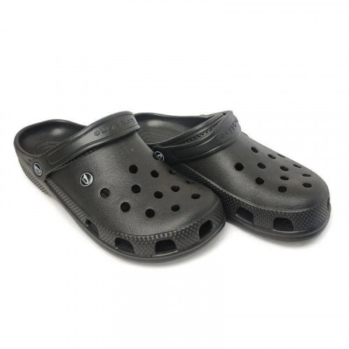 Крокси чоловічі капці сабо чорні, носок закритий 46