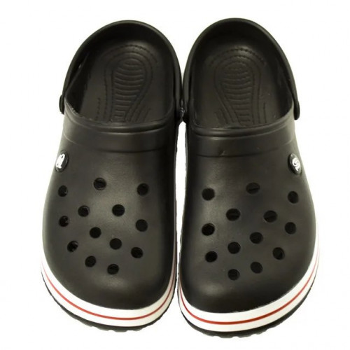 Крокси чоловічі чорні, сабо з великими дірками, Піна, 