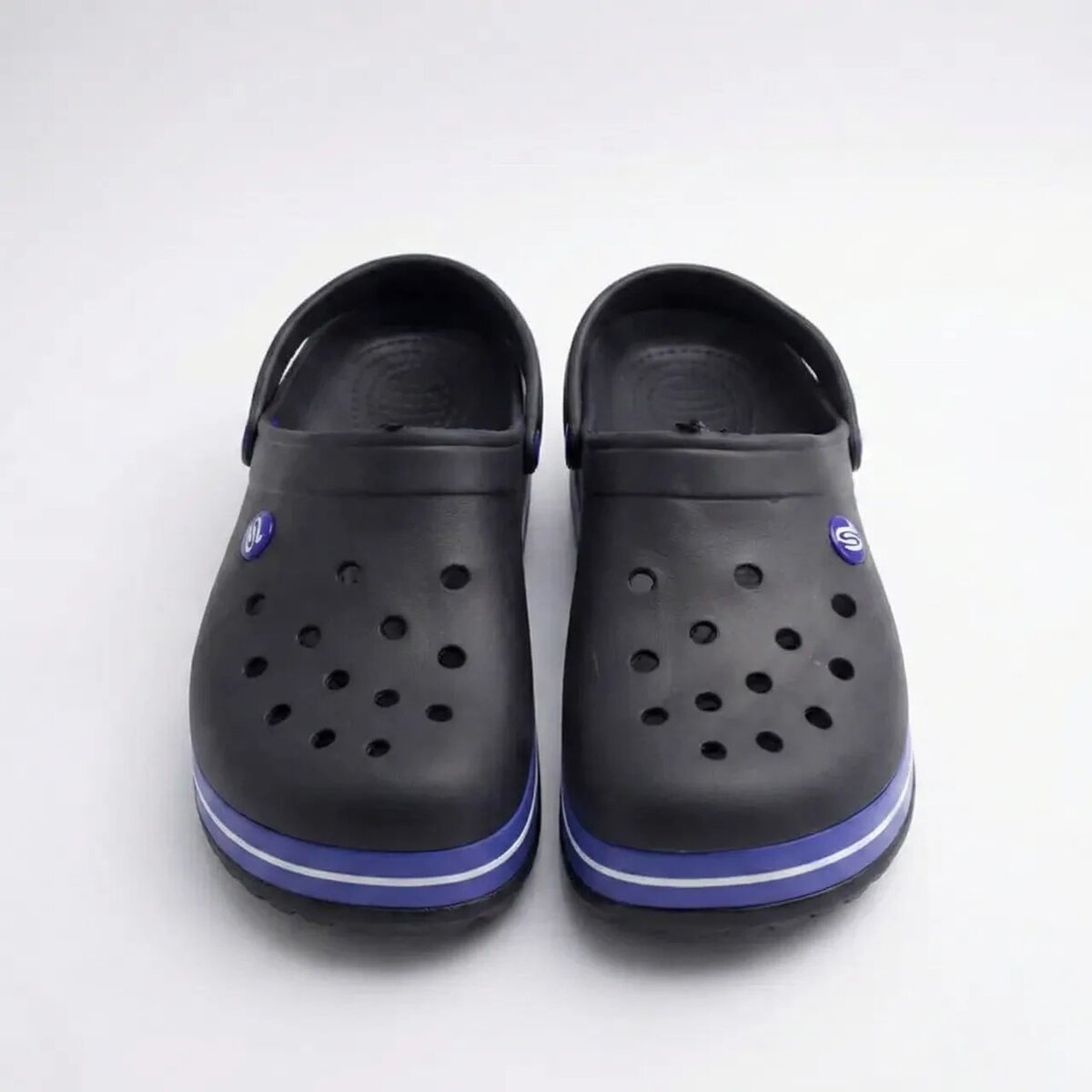 Сабо кроксы (пенка) темно-синие 