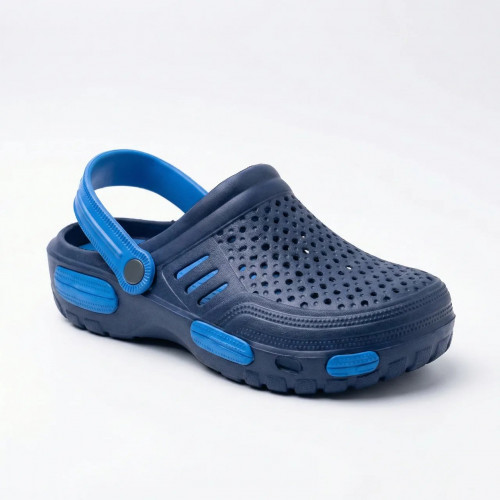 Сабо крокси (пінка) сині двоколірні | Унісекс, Пляжні, Садові, Розміри 36-46 41