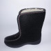 Бурки женские высокие суконные на меху. Черные зимние чуни на молнии. Размеры 37-41 (арт. 4885)