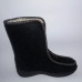 Бурки женские высокие суконные на меху. Черные зимние чуни на молнии. Размеры 37-41 (арт. 4885)
