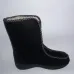 Бурки жіночі високі суконні на хутрі. Чорні зимові чуні на блискавці. Розміри 37-41