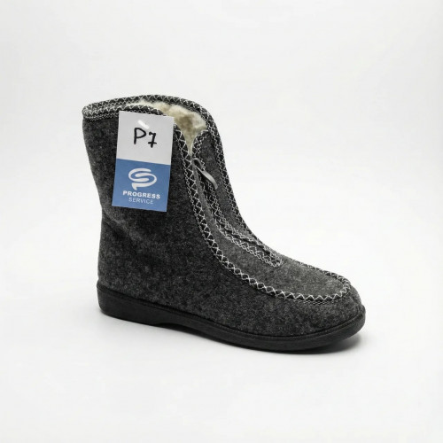 Бурки женские зимние войлочные на молнии. Высокие теплые чуни Progress. Размеры 37-41 41