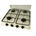 Настольная газовая плита (4 конфорки) MS-6604 белая