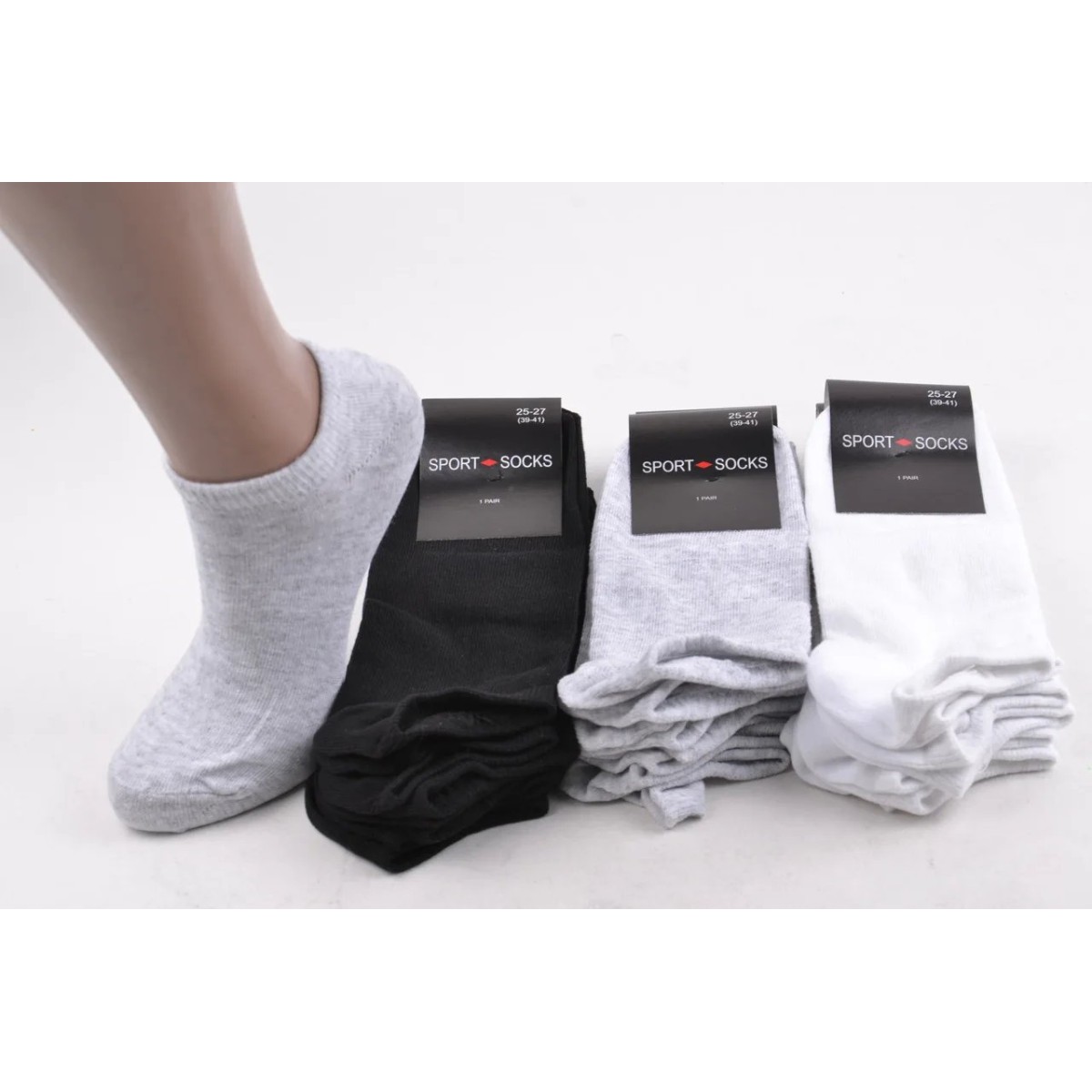 Чоловічі шкарпетки занижені COTTON 27-29 (арт. 9839)