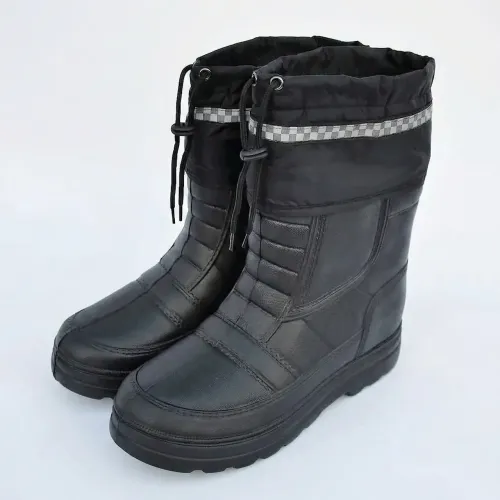 Чоловічі зимові чоботи ЕВА зі світловідбиваючою смугою. Теплі сноубутси 41-45 44