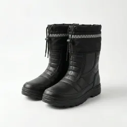 Чоботи чоловічі зимові чорні Krok піна ЕВА. Теплі дутики з хутряною вставкою 41-45 43