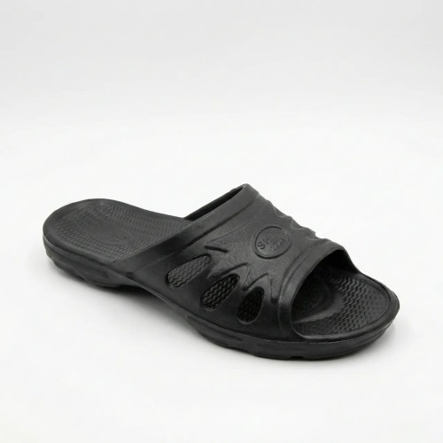 Мужские шлепанцы (пенка) черные классические | Для бассейна, Пляжные, Размеры 40-46 44