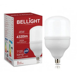 Лампа світлодіодна T120 220V/45W 4000K цоколь Е27 та Е40 адаптор