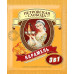 Кавовий напій Петрівська Слобода 3в1 Карамель 25 пакетиків (упаковка) | Солодка карамель, М'який смак, Українська