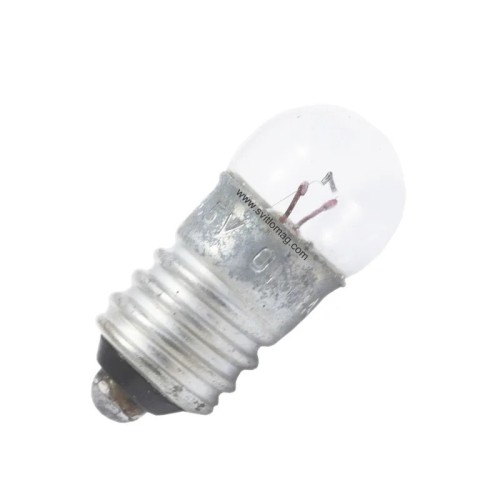 Лампа розжарювання мініатюрна МН 6,5-0,34 Е10