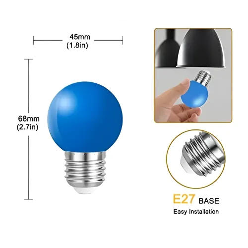 Лампа LED EUROLAMP G45 5W E27 3000K 220V LED-G45-05273(P) (