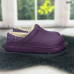 Калоші без задника сабо на хутрі жіночі Dago Style фіолетові