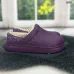Калоші без задника сабо на хутрі жіночі Dago Style фіолетові
