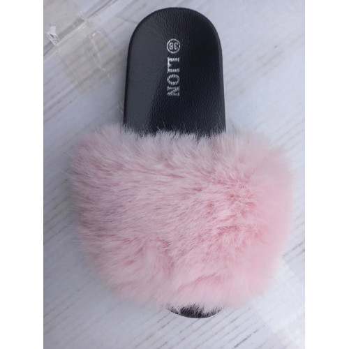 Тёплые пушистые женские меховые комнатные тапочки 36 - 41   38-39 39