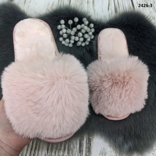 Меховые тапочки женские мех искусственный песец 36 - 41 40 (арт. 9932)