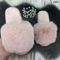 Хутряні капці жіночі хутро штучний песець 36 - 41 41