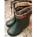 Чоботи чоловічі зимові пінка (EVA) на хутрі | Камуфляж, Із затяжкою зверху, Розміри 41-45