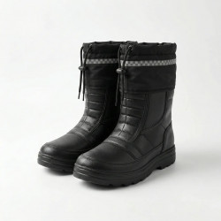 Сапоги мужские зимние черные Krok пена ЭВА. Теплые дутики с меховой вставкой 41-45 45