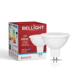 Лампа світлодіодна LED MR16 220V/6W 6500K
