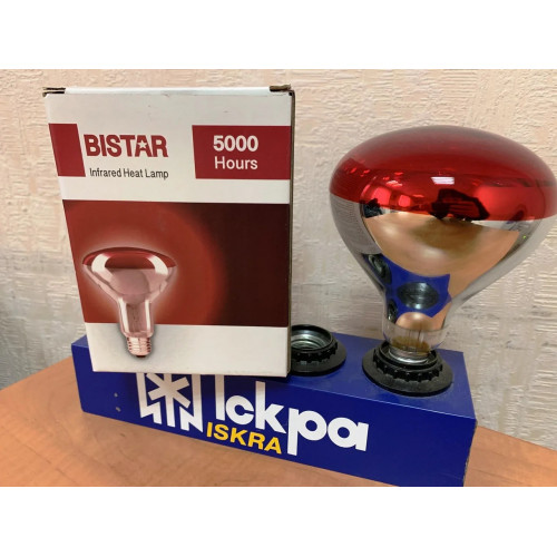 Лампа ІКЗК інфрачервона BISTAR 250 Ватів