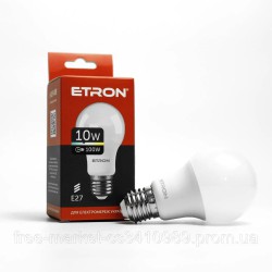 Світлодіодна лампа 10Вт Е27 ETRON Light А60 4200 K 220 В 1-ELP-008