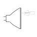 Лампа галогенна з рефлектором Промінь MR16 GU5.3 12v 35w