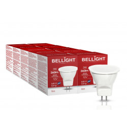 Лампа світлодіодна LED MR11 12V 3W 4000K низьковзольтна. Набір 10шт.
