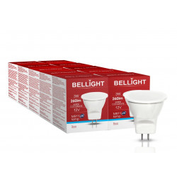 Лампа світлодіодна LED MR11 12V 3W 6500K низьковзольтна. Набір 10шт.