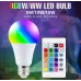 Світлодіодна лампа з пультом ДУ. E27 LED RGB 5Вт , 15 кольорів