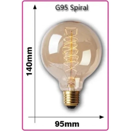 Лампа Едісона Е27,Лампочка розжарювання, даметром 95мм.