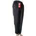 Чоловічі теплі спортивні штани Cramp прямі на флісі. Чорні зимові брюки з кишенями M-XXXL