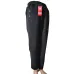 Чоловічі теплі спортивні штани Cramp прямі на флісі. Чорні зимові брюки з кишенями M-XXXL