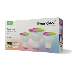 Розумна лампа Nanoleaf Essentials Smart GU10, 5 Вт, Apple Homekit, Matter 3 шт.