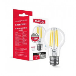 Лампа світлодіодна філаментна A60 FM 10W 4100K 220V E27 Clear DIM,дімерна лампа,1-MFM-765