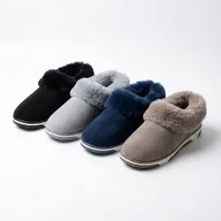 Жіночі домашні капці уггі на хутрі (37-42) Теплі чуні замшеві закриті 39