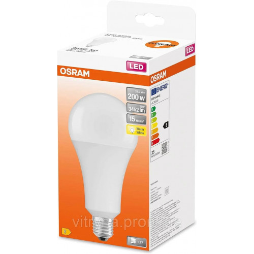 Лампа Osram LED Base, E14 колір білий теплий 4 Вт, 2700K ( Комплект 5 шт.)