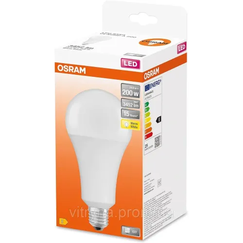 Лампа Osram LED Base, E14 колір білий теплий 4 Вт, 2700K ( Комплект 5 шт.)