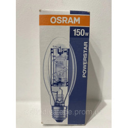 Металологана лампа Osram POWERSTAR HQI-E 100W/WDL COATED E27 еліптична колба матова