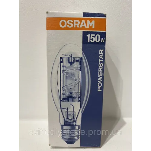 Металологана лампа Osram POWERSTAR HQI-E 100W/WDL COATED E27 еліптична колба матова