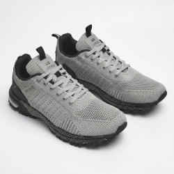 Мужские летние кроссовки сетка серые большие размеры Situo Баталы (р. 41-49) 45