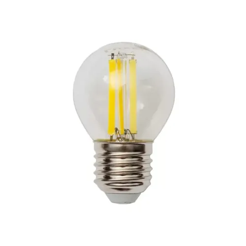 LED лампа філаментна VIDEX Filament G45FA 6W E27 2200K бронза VL-G45FA-06272