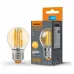 LED лампа філаментна VIDEX Filament G45FA 6W E27 2200K бронза VL-G45FA-06272