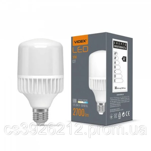 LED лампа VIDEX A80 30W E27 5000K