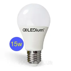 Лампа світлодіодна 15 Ват Е27 А60 6500К LEDium